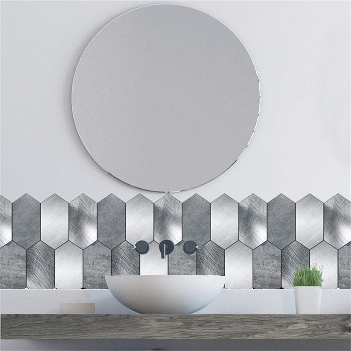Hexagon Peel and Stick Wall Tiles Sticker