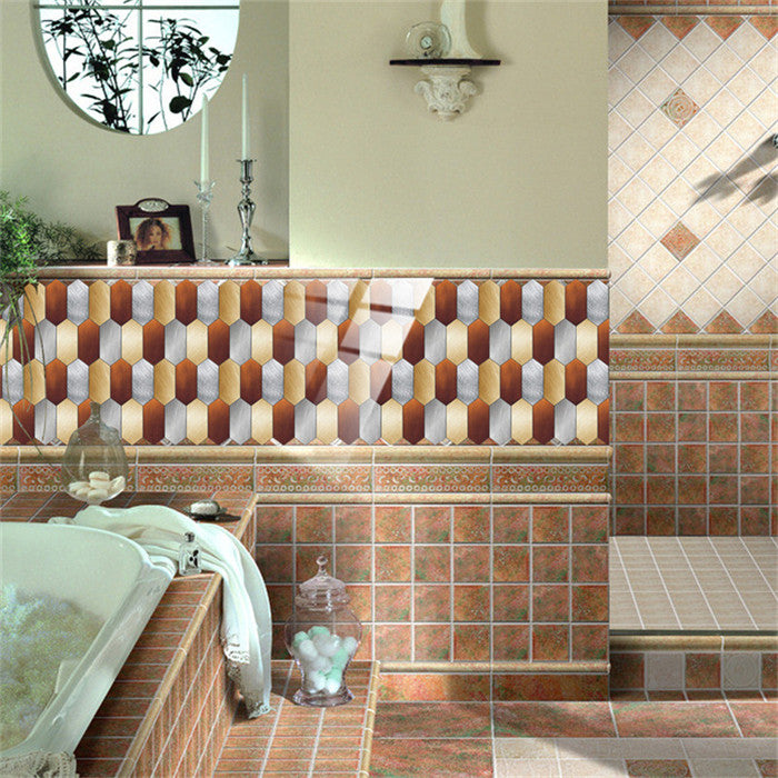 Hexagon Peel and Stick Wall Tiles Sticker