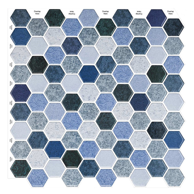 MT1165 - Regular hexagon Peel And Stick Backsplash Tile , 12" x 12" Tile