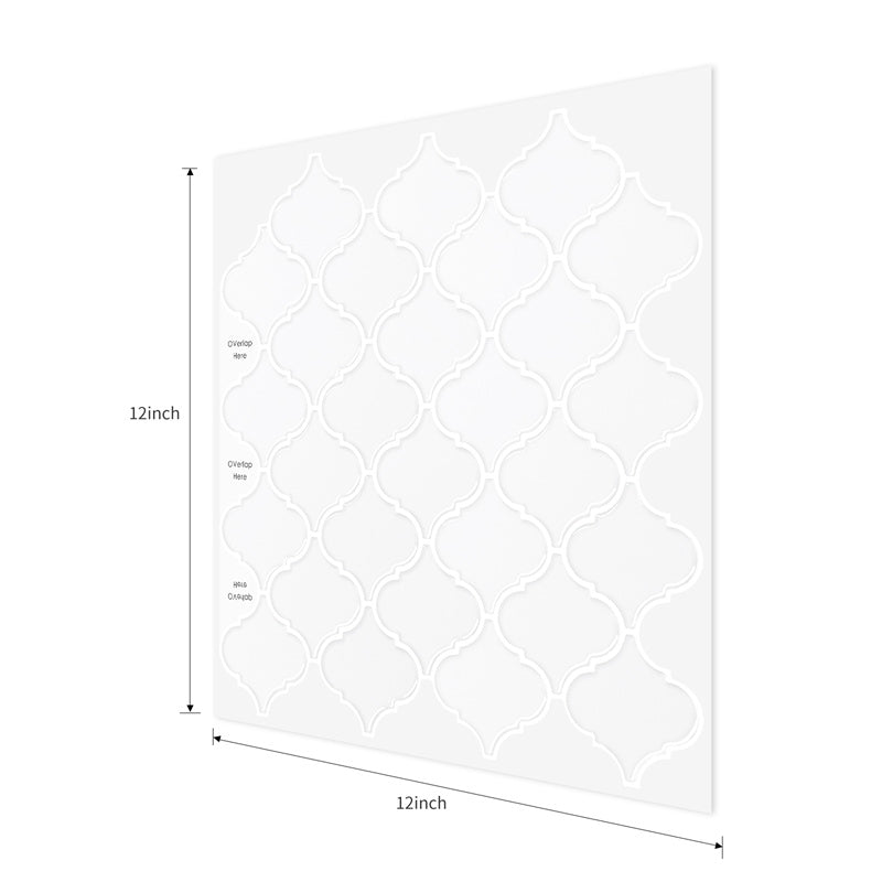 MT1154 - Reticulated Peel And Stick Backsplash Tile , 12" x 12" Tile