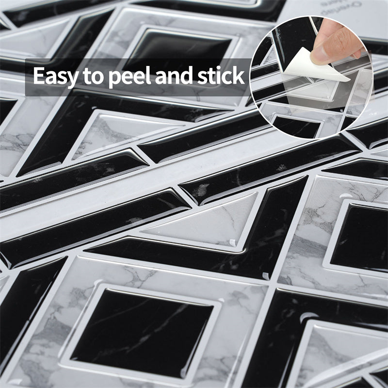 MT1083 - Peel and Stick Backsplash Tile Borders , 12" x 10" Tile