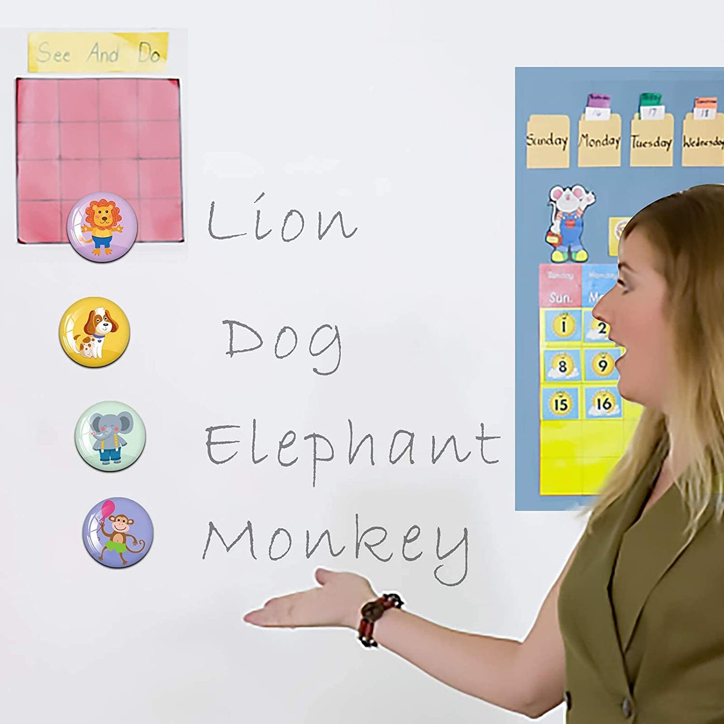 MORCART 30PCS Unique Animal Refrigerator Magnet