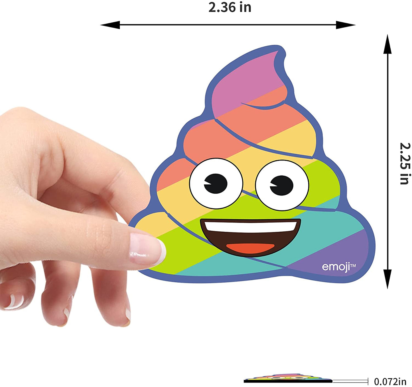 MORCART Poop Emoji Refrigerator Magnets
