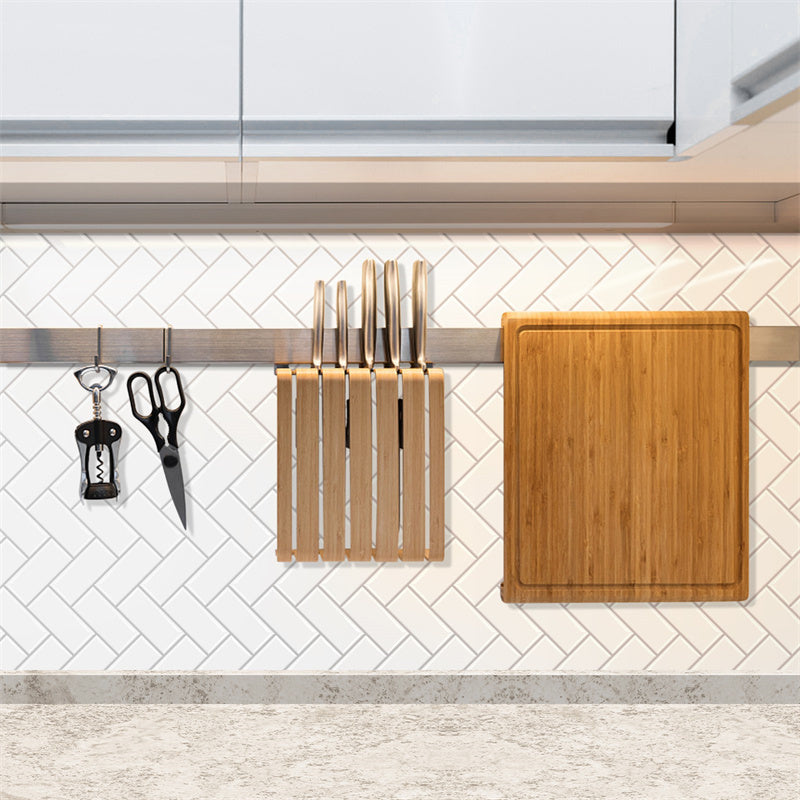 MT1070 - Herringbone Decals Peel And Stick Backsplash Tile , 12" x 12" White Tile