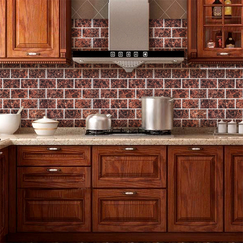 MT1017 - Subway Peel And Stick Backsplash Tile , 12" x 12" Marble Tile