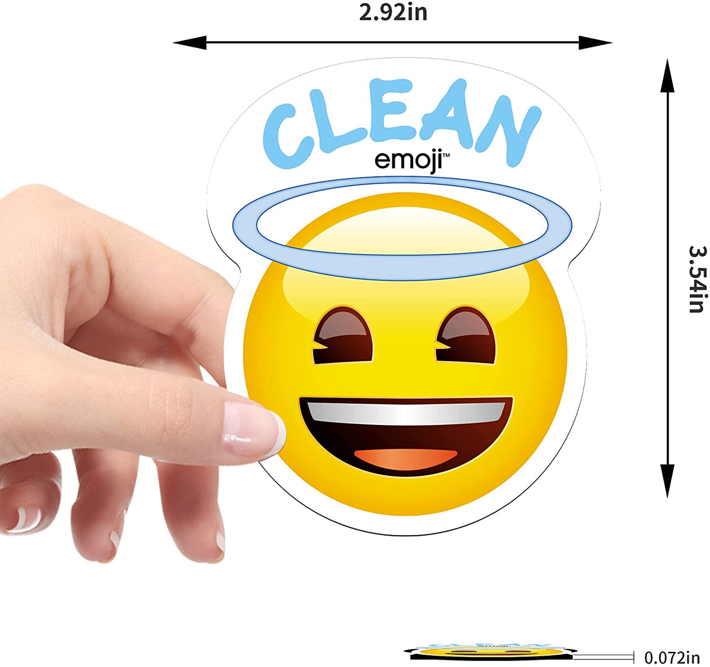 MORCART Angel Devil Emoji Clean Dirty Dishwasher Magnet