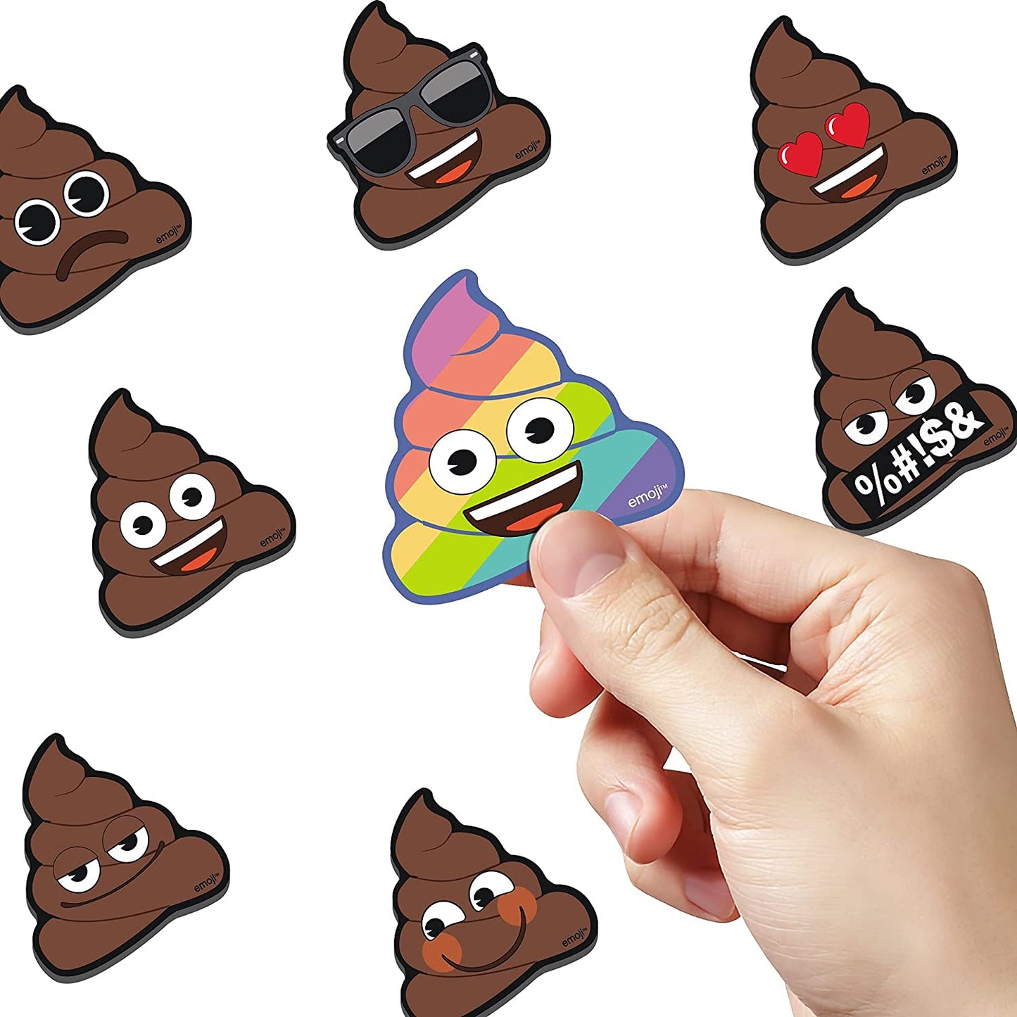 MORCART Poop Emoji Refrigerator Magnets
