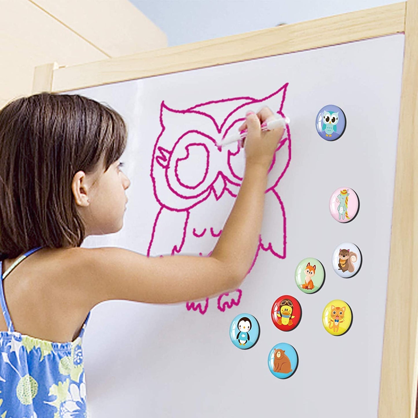 MORCART 30PCS Unique Animal Refrigerator Magnet