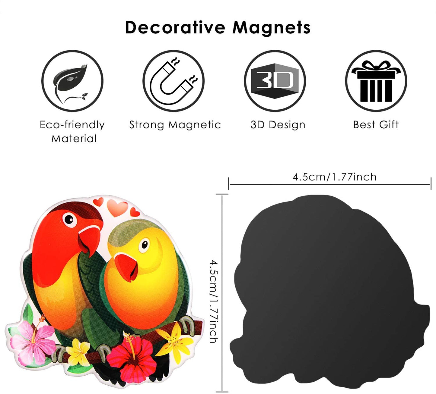 MORCART Parrot Magnets