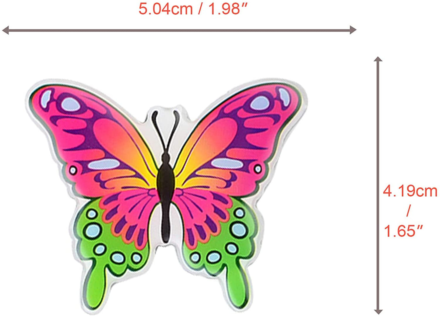 MORCART 6pcs Butterfly Fridge Magnets