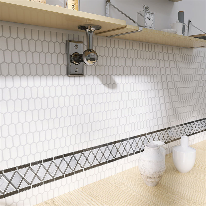 MT1082 - Peel and Stick Backsplash Tile Borders , 12" x 10" Tile