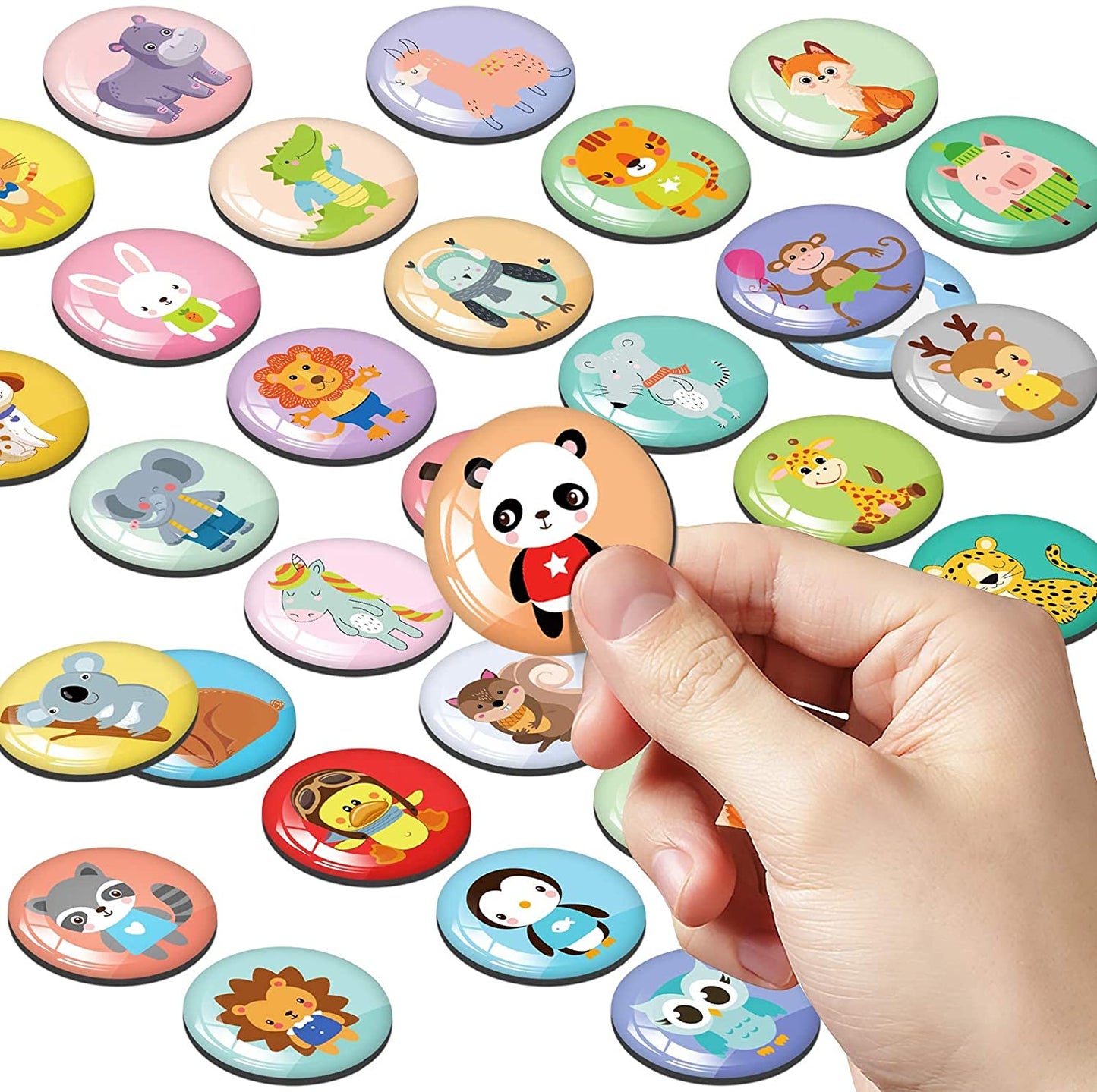 MORCART 30PCS Unique Animal Refrigerator Magnet