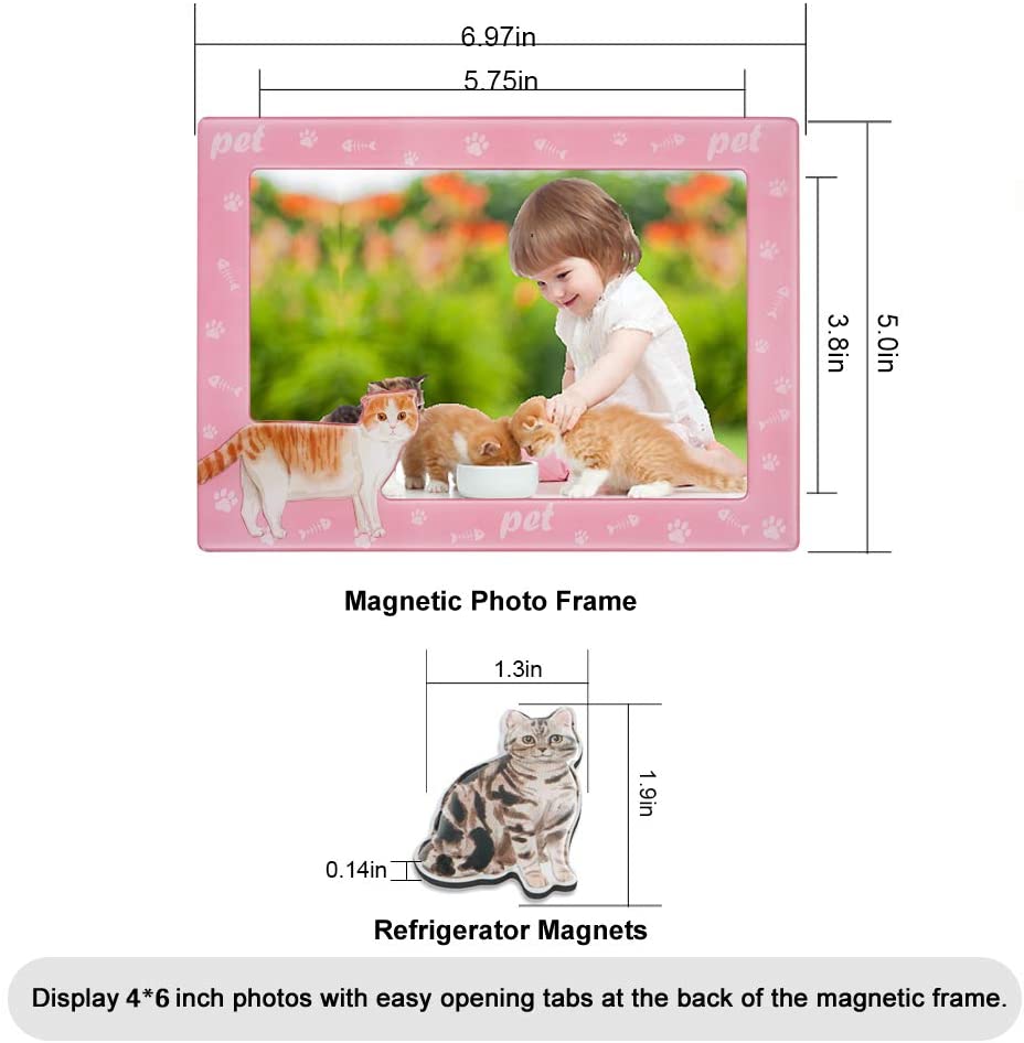 MORCART Cat Refrigerator Magnets