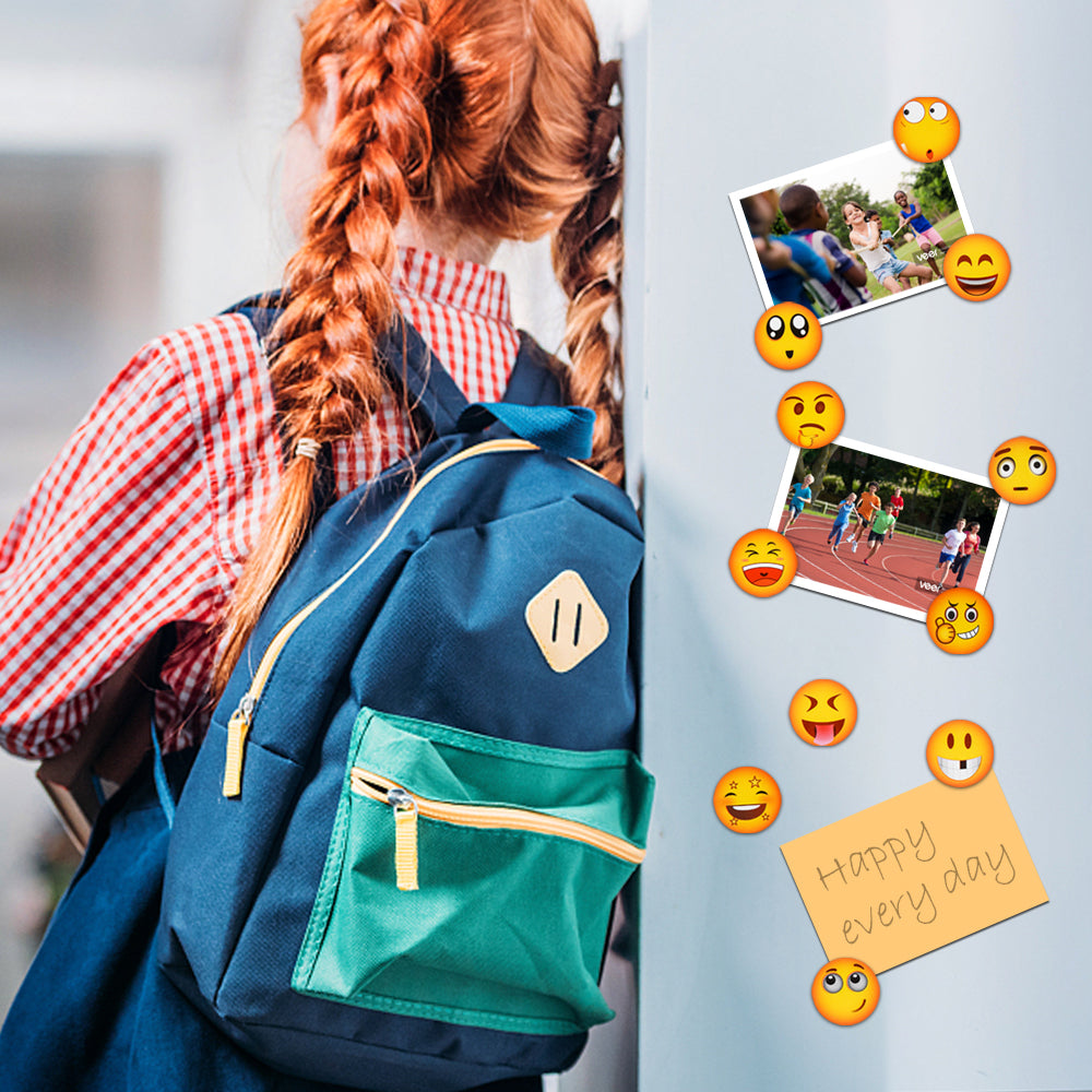 MORCART 28pcs Emoji Refrigerator Magnets-B