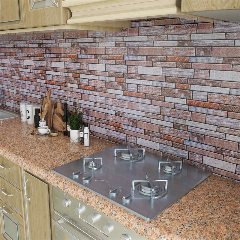 MT1173 - Oblong Walltiles Peel And Stick Backsplash Tile , 12" x 12" Marble Tile