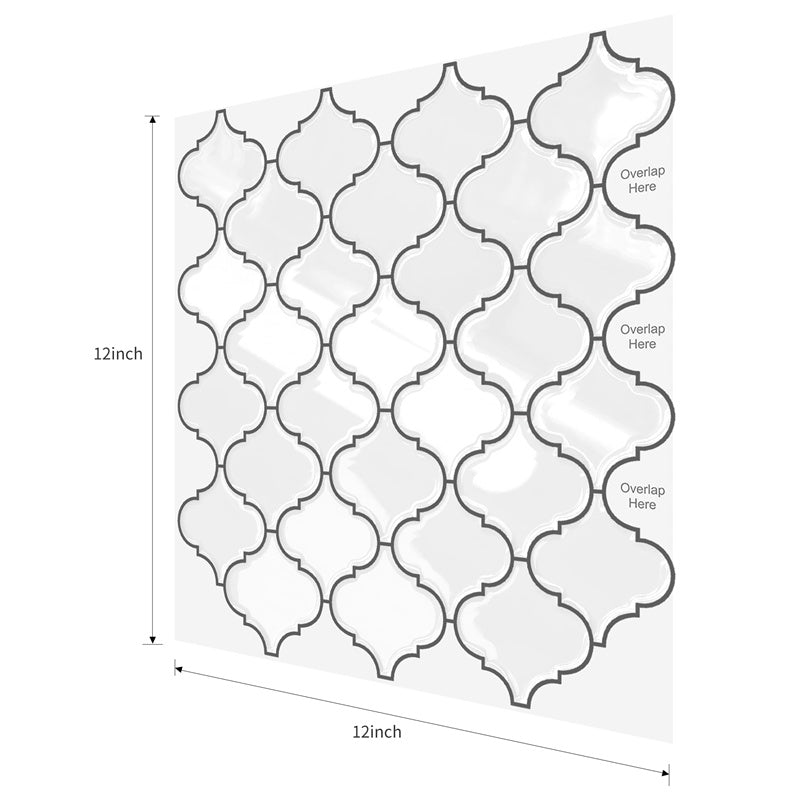 MT1046 - Reticulated Peel And Stick Backsplash Tile , 12" x 12" Tile