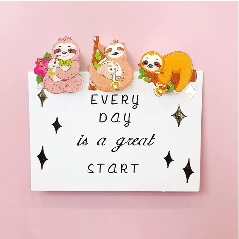MORCART Sloth Refrigerator Magnets