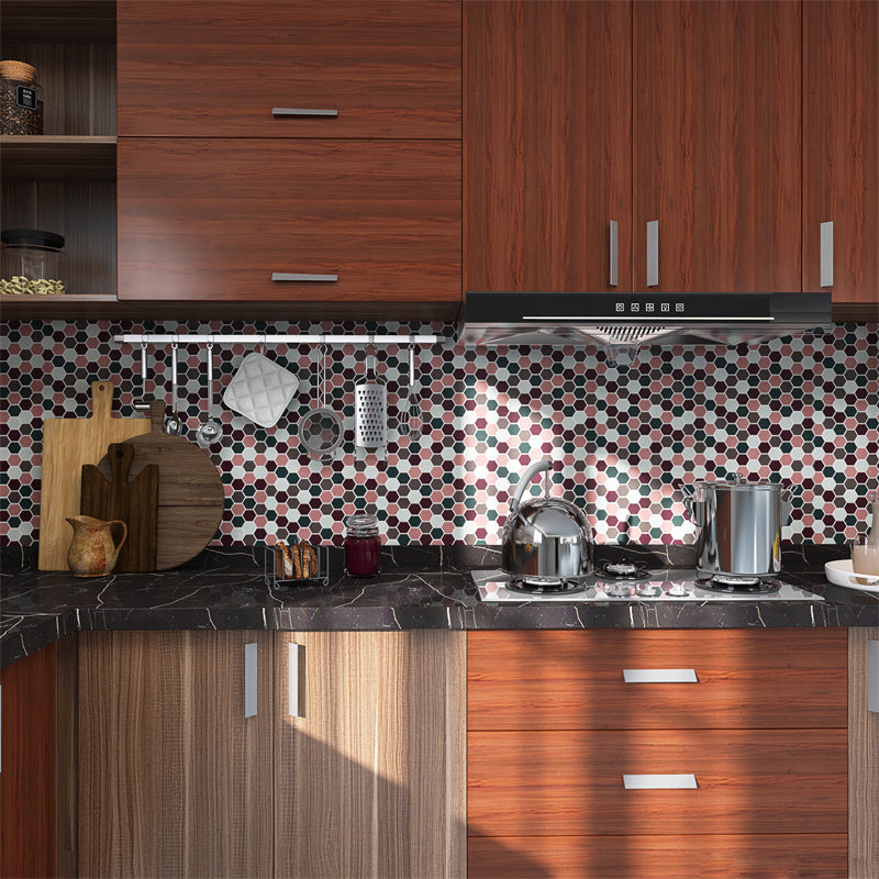 MT1184 - Regular hexagon Peel And Stick Backsplash Tile , 12" x 12" Tile