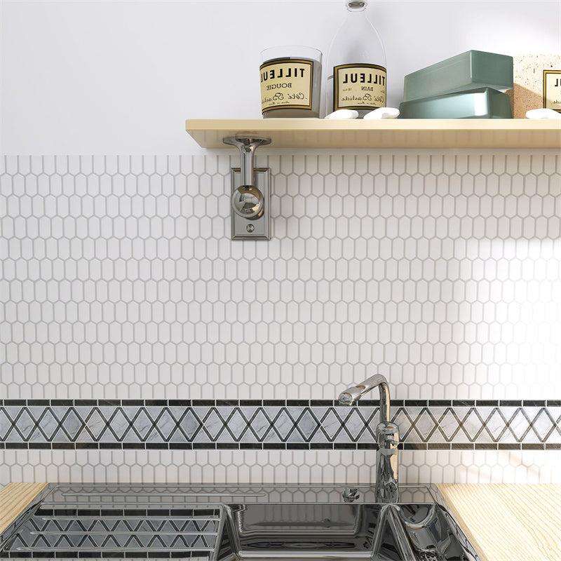 MT1082 - Peel and Stick Backsplash Tile Borders , 12" x 10" Tile
