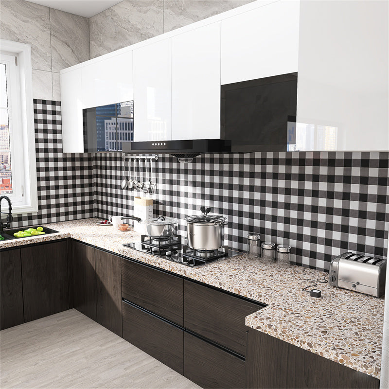 MT1183 - Checkered Peel And Stick Backsplash Tile , 12" x 12" Tile
