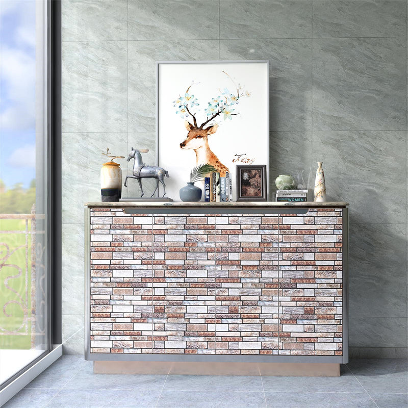MT1085 - Oblong Walltiles Peel And Stick Backsplash Tile , 12" x 12" Tile