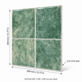 Sage Green Square Grid