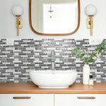 MT2531C-XPE linear mosaic vanity scene