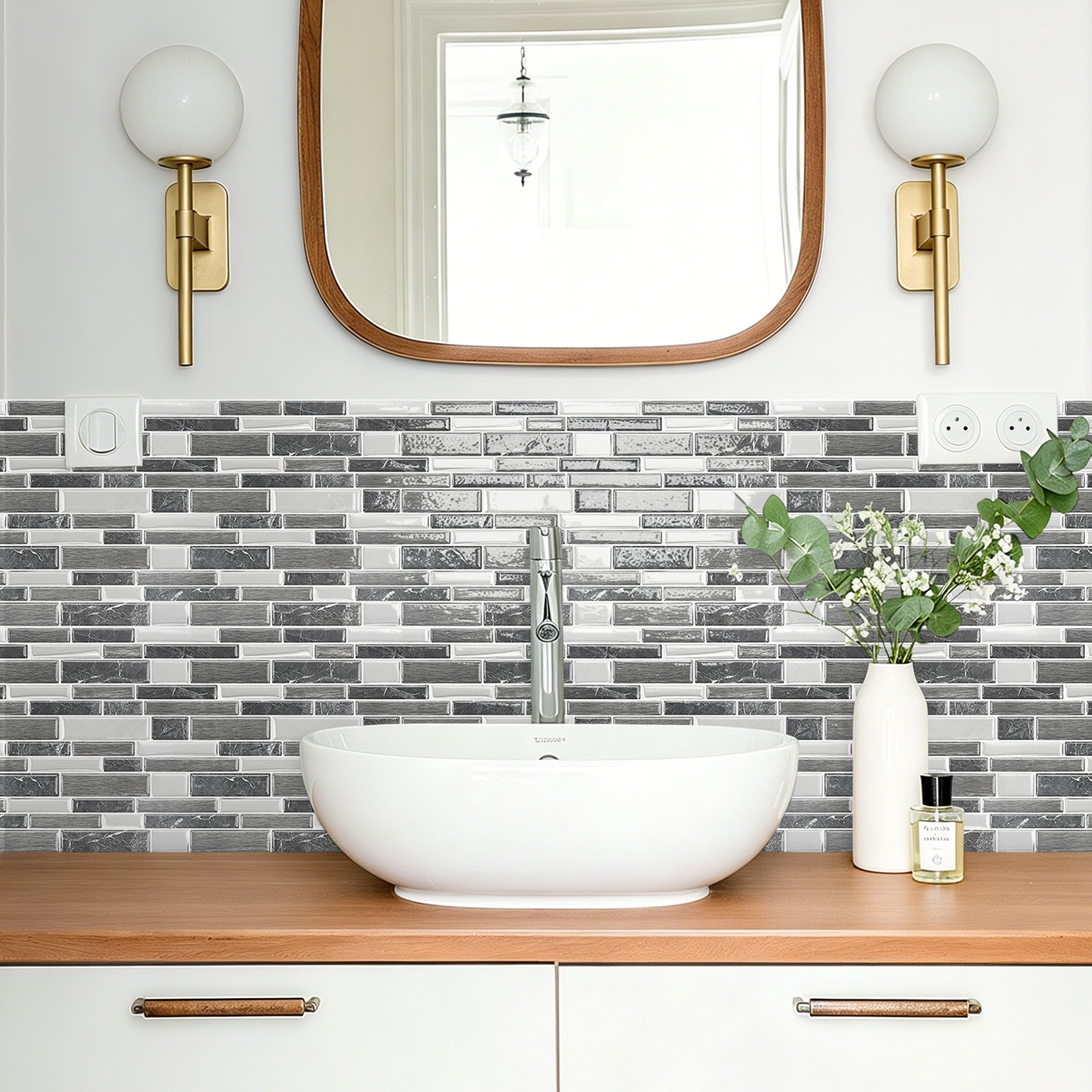MT2531C-XPE linear mosaic vanity scene