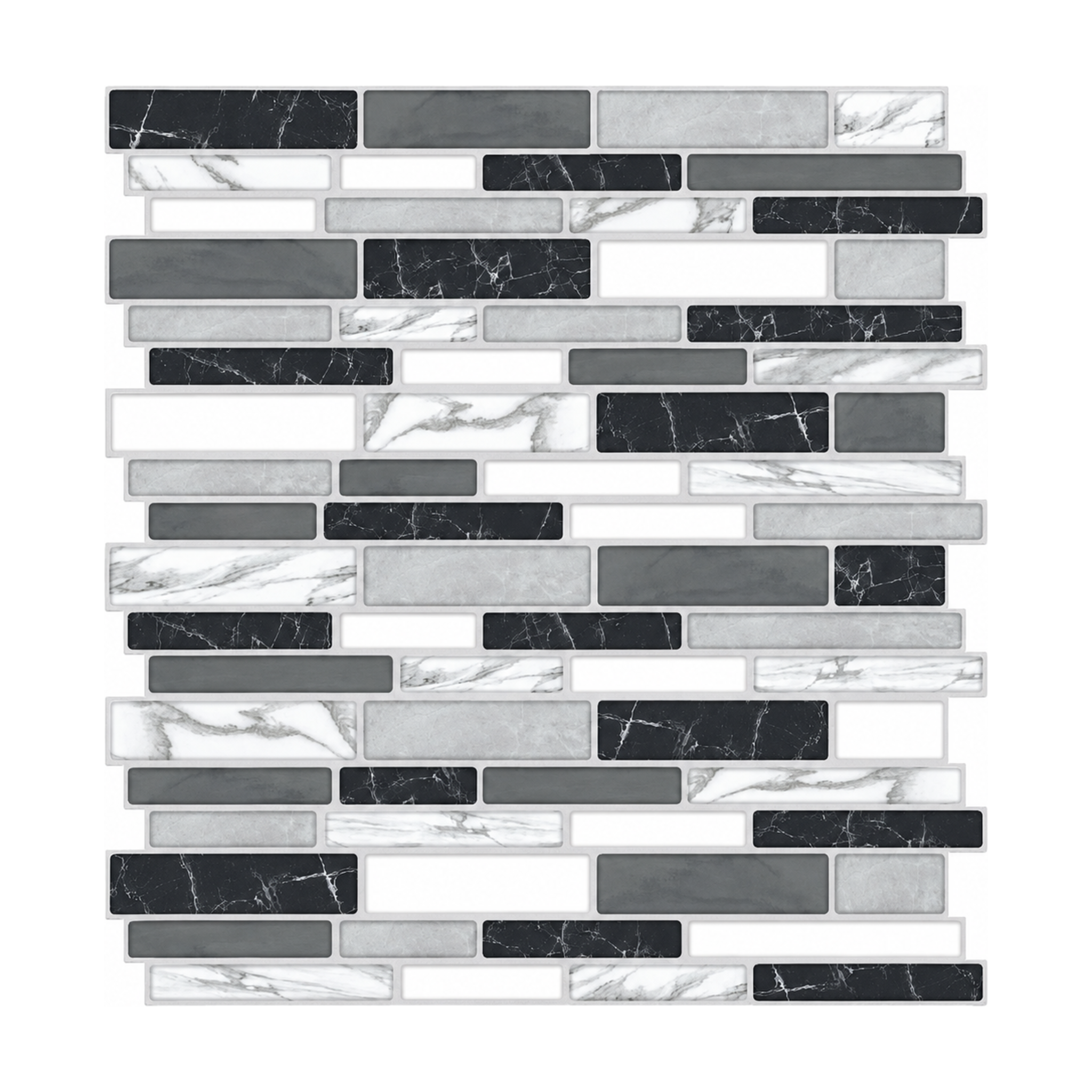Modern Grey Marble Mosaic - Silver Cliff Marble - MT1006-XPE