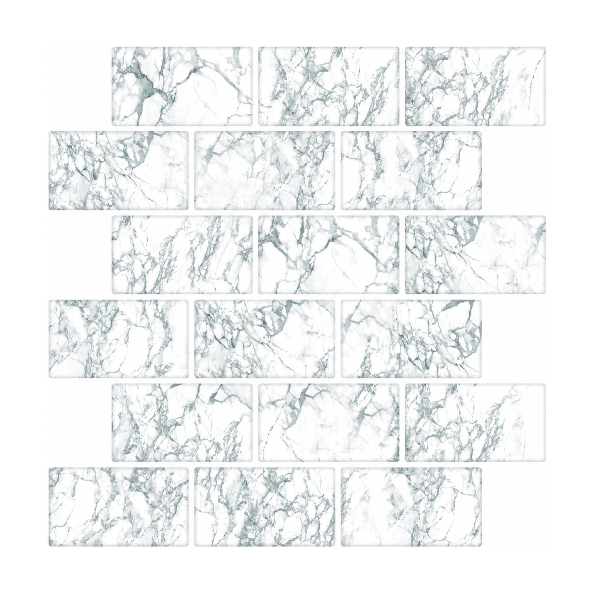 Snow White Marble Subway - Snowfield Marble - MT1014-XPE