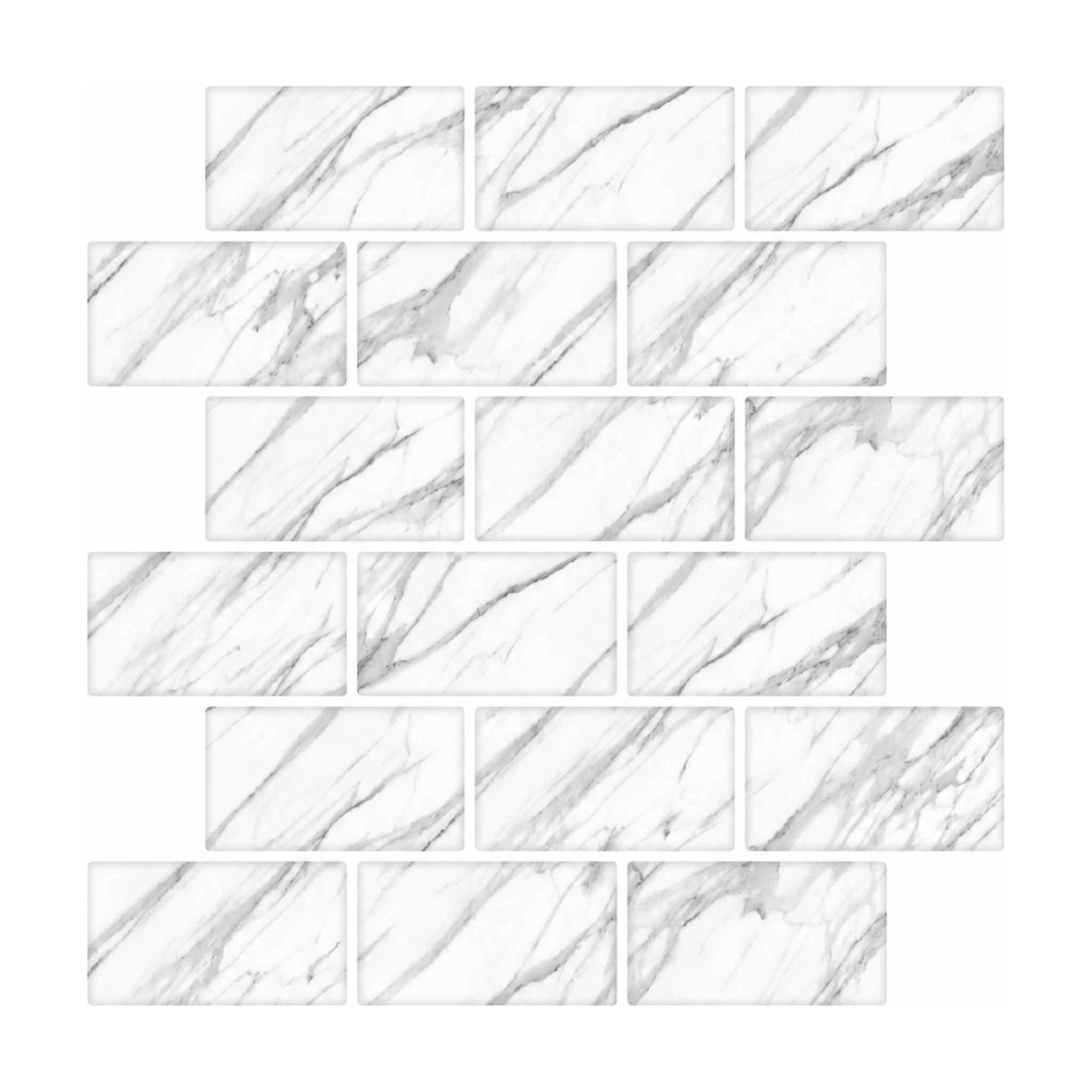 Jazz White Marble Subway - Moonstone White Marble - MT1049-XPE