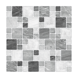 Grey Marble Square Mosaic - Stormstone Marble - MT1051-XPE