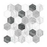 Light Grey Hexagon - Mountain Mist Grey - MT1084A