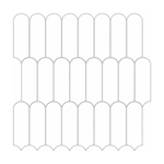 White Feather Mosaic - Birchbark White - MT1134-XPE