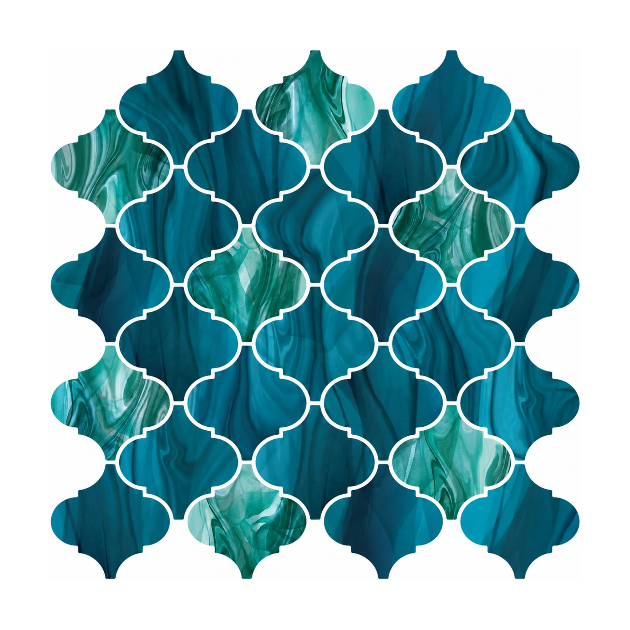 Blue Marble Arabesque - Blue Ridge Marble - MT1167