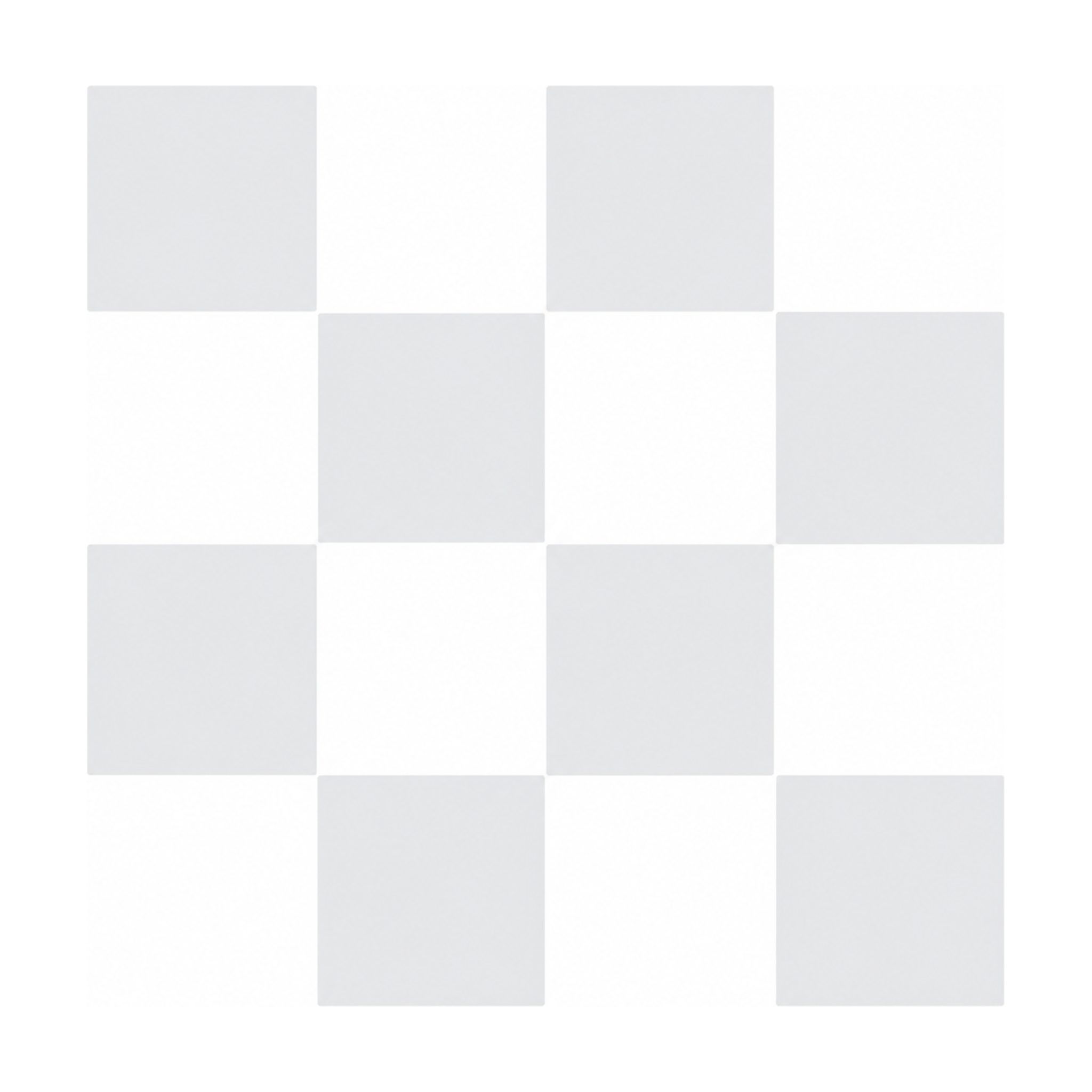 Grey & White Square Grid - Granite Mist - MT1232A