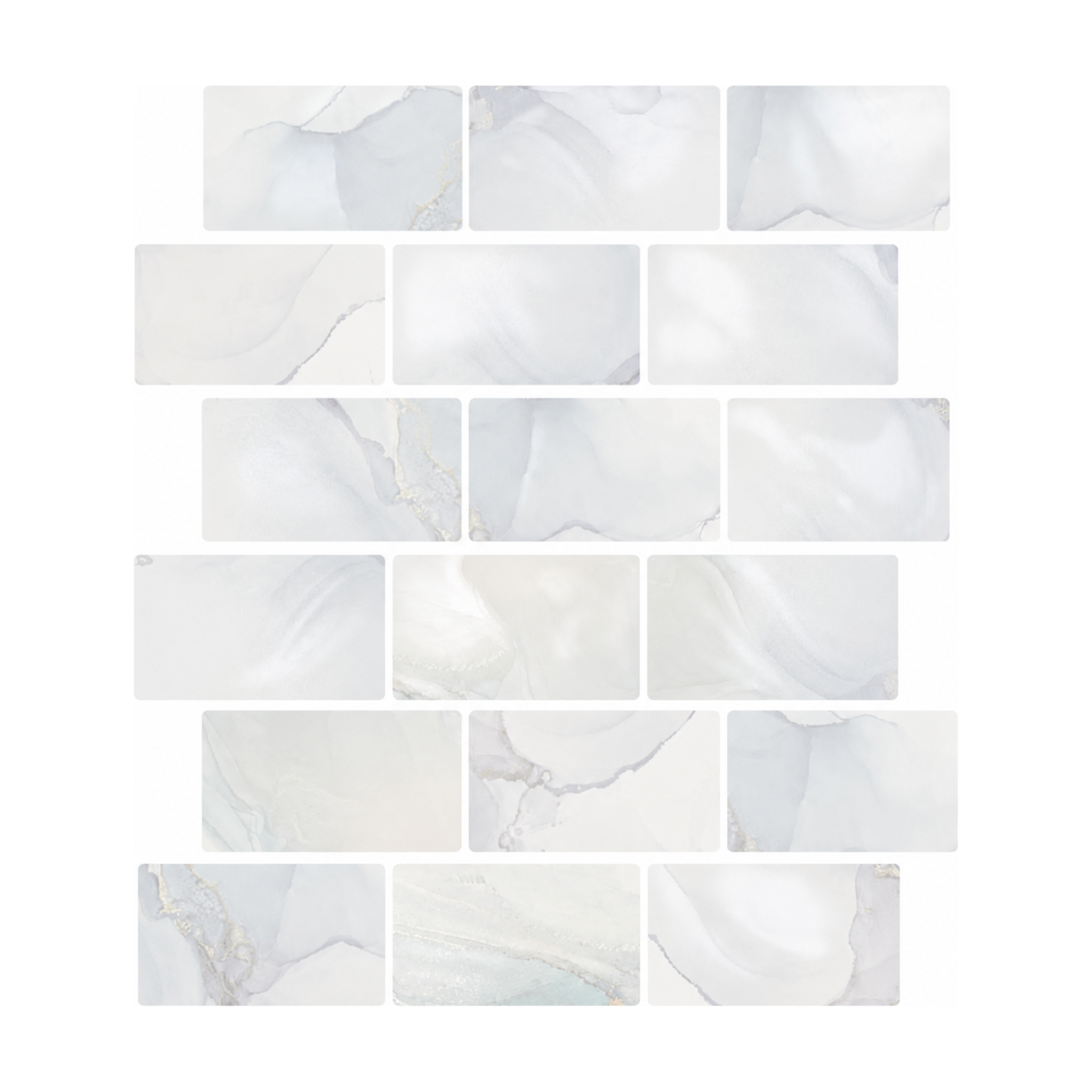 White Marble Subway - Snowpeak Marble - MT1241-XPE