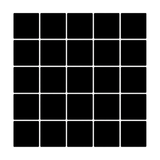 Black Square Mosaic - Basalt Black - MT1282
