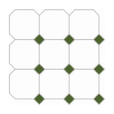 Green Octagon - Meadow Green - MT1297C