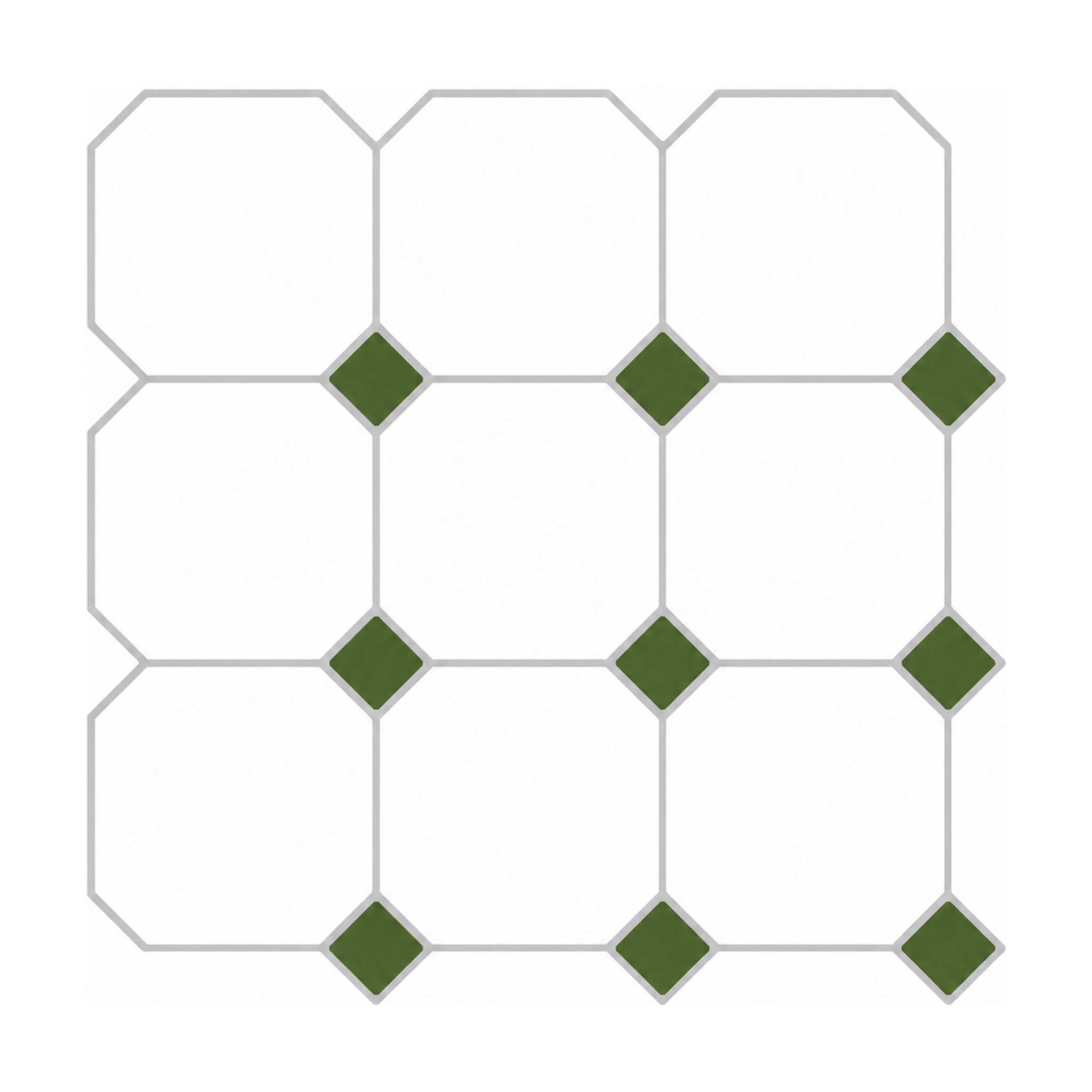 Green Octagon - Meadow Green - MT1297C