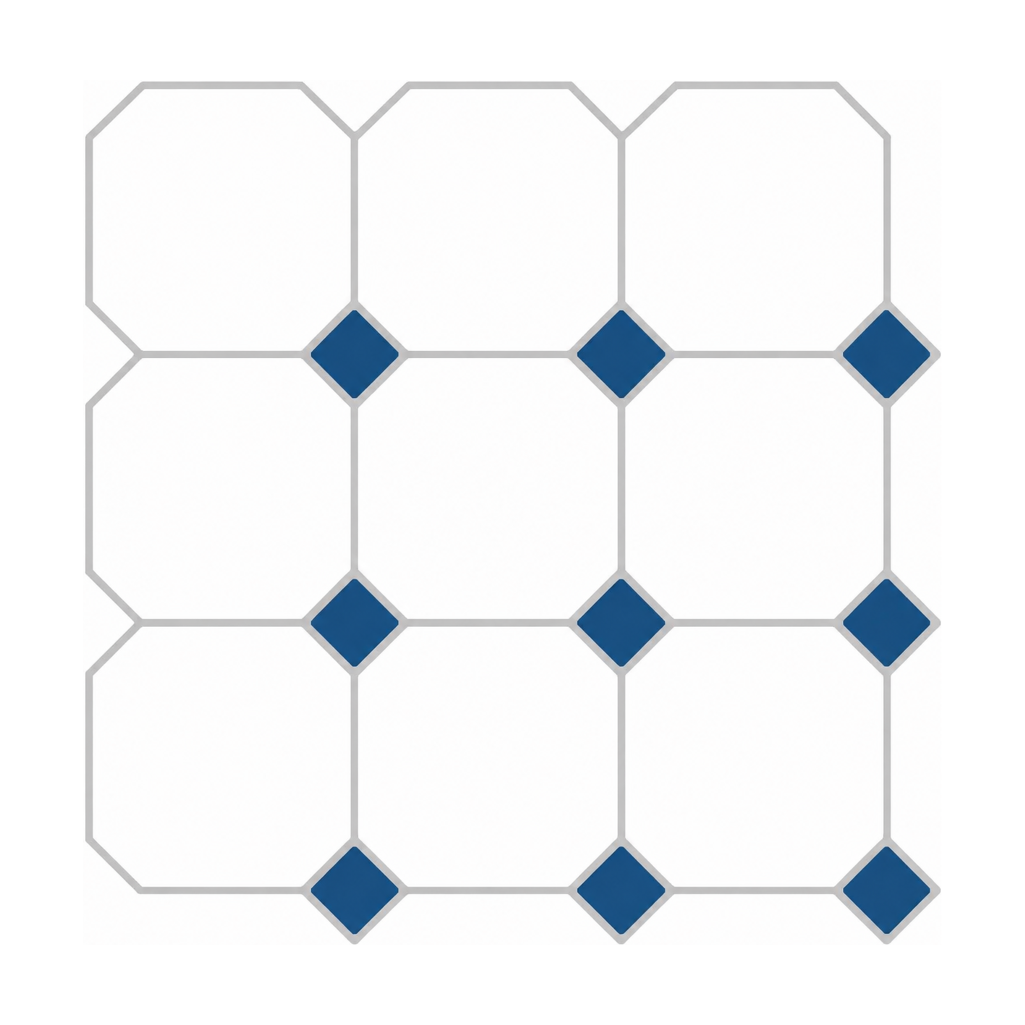 Blue Octagon - Lakewater Blue - MT1302