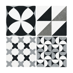 Black & White Windmill - Raven & Birch - MT1339-25