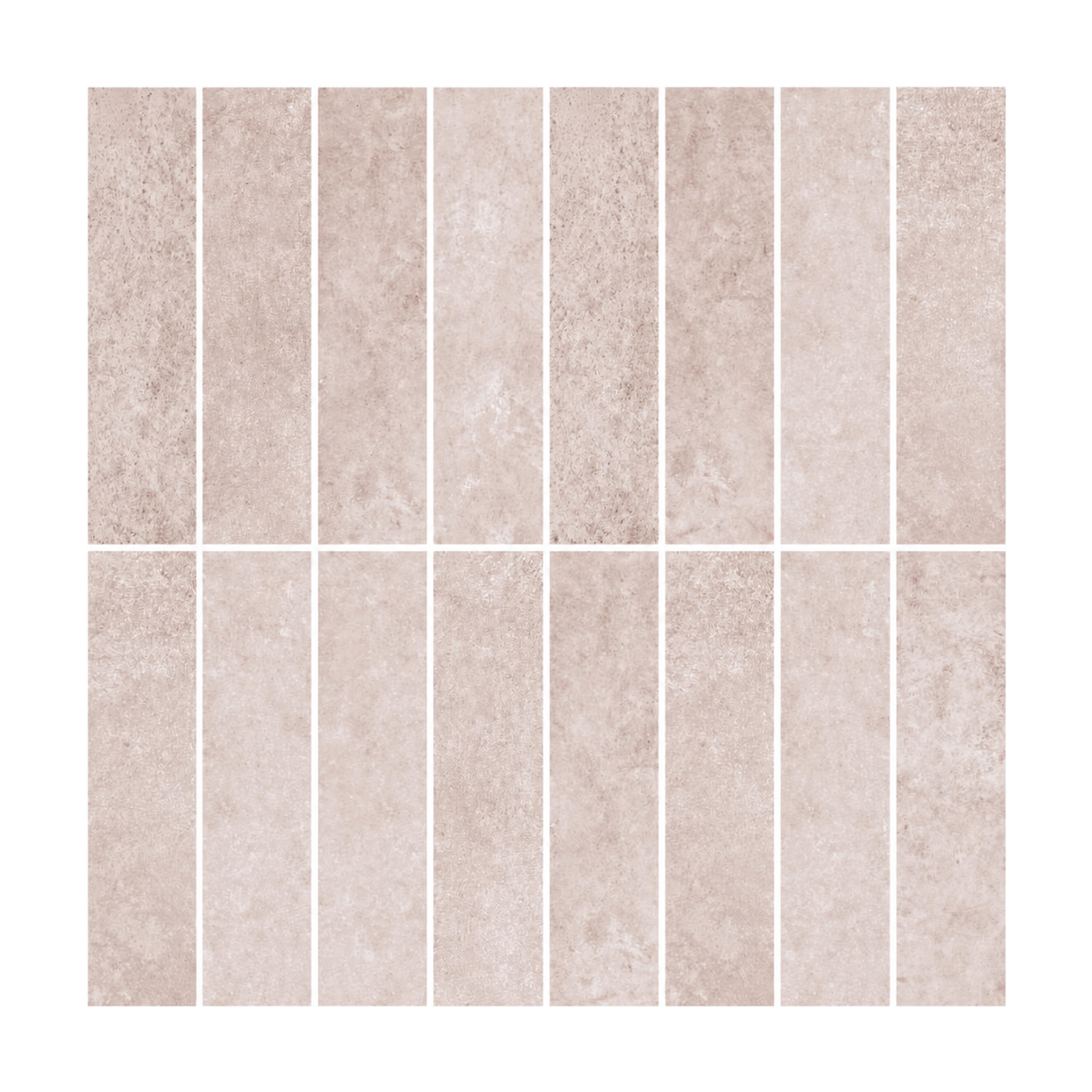 Dusty Rose Linear Mosaic - Wild Rose Clay - MT1385-XPE