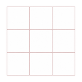 Pink & White Square Grid - Camellia & Snow - MT1560