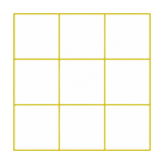 Yellow & White Square Grid - Daffodil & Snow - MT1561
