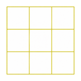 Yellow & White Square Grid - Daffodil & Snow - MT1561