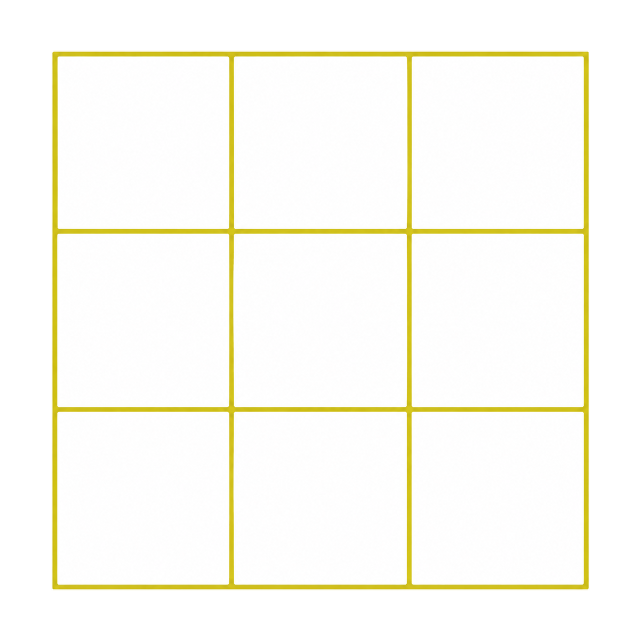 Yellow & White Square Grid - Daffodil & Snow - MT1561