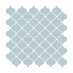 Sky Blue Arabesque - Clear Sky Blue - MT1603