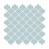 Sky Blue Arabesque - Clear Sky Blue - MT1603