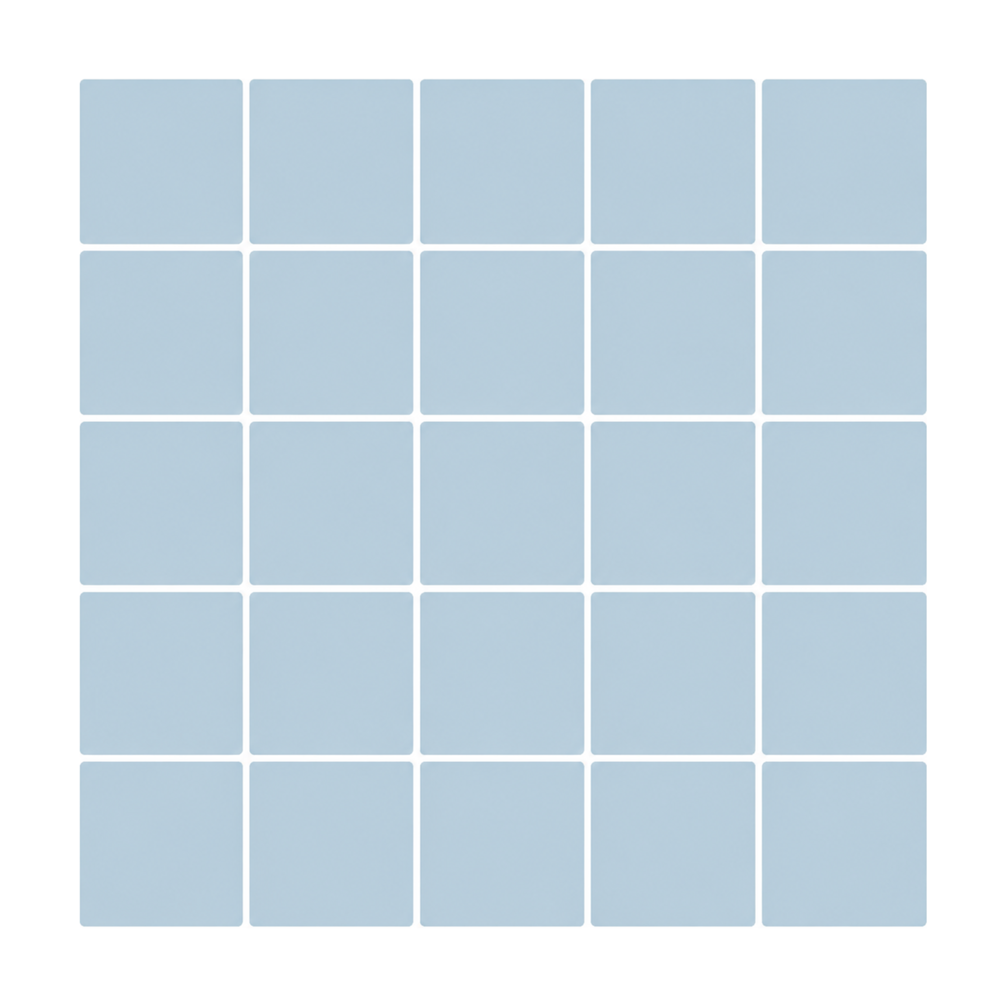 Light Blue Square Mosaic - Morning Sky Blue - MT1612